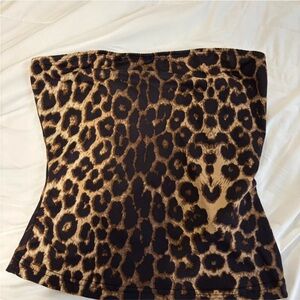 SHEIN Leopard Print Crop Top